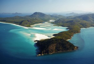 Whitehaven Beach From the air