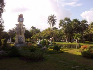 Le jardin de Suan Buak Haad Park, à Chiang Mai