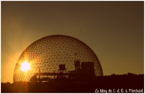 La biosphère dans le parc Jean Drapeau