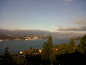 Vue de la terrasse de la maison