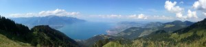 Vue du lac léman depuis le Rocher de Naye_CH