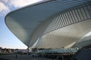 La gare des guillemins, à Liège