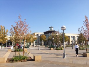 La place du centre ville de Roseville