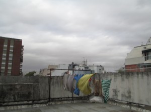 Quartier de Recoleta vu d'un toit