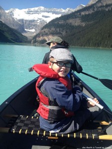 Canoe sur le lac Louise